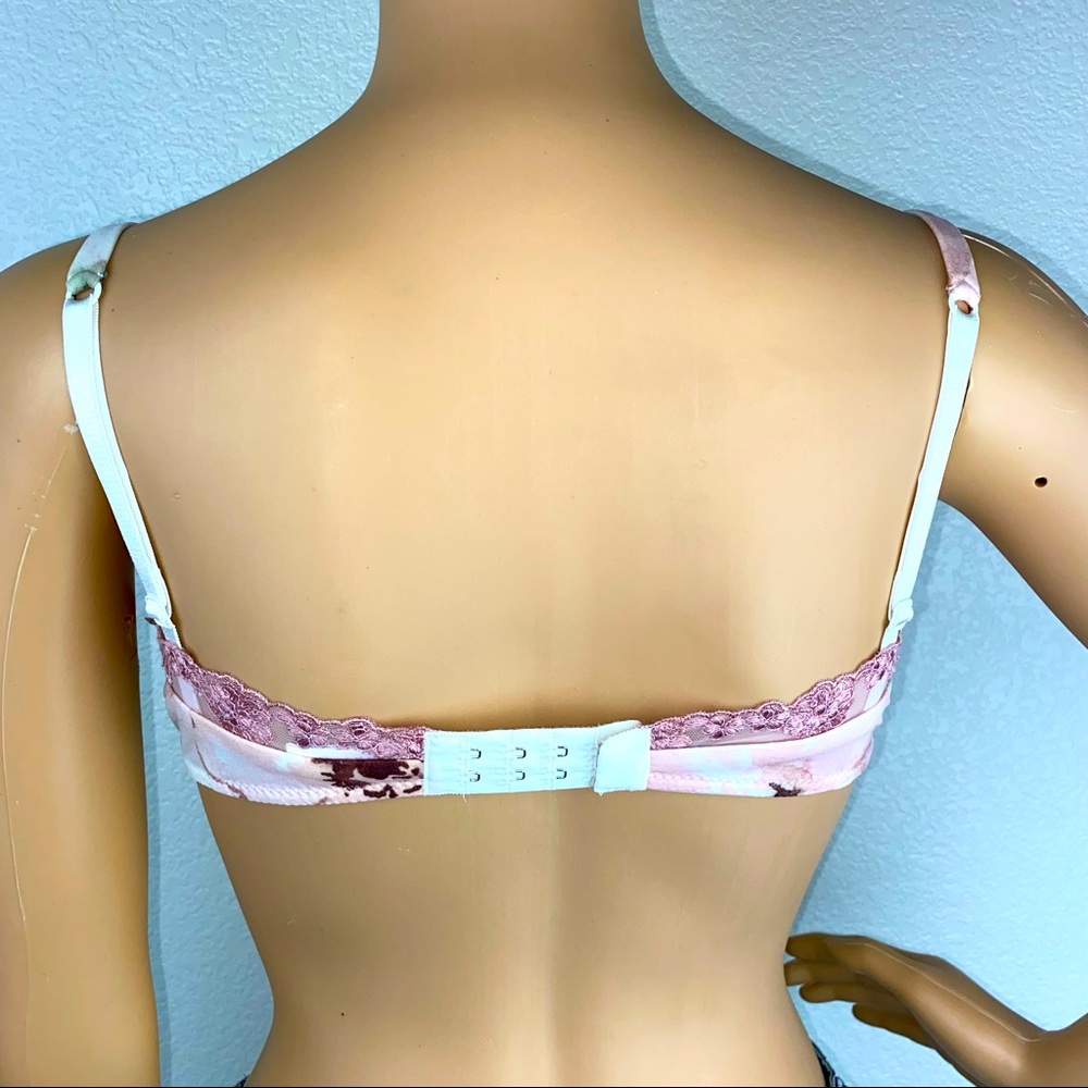 La Perla Glamour Floral Embroidered Lace Bra 36B - Picture 2 of 7